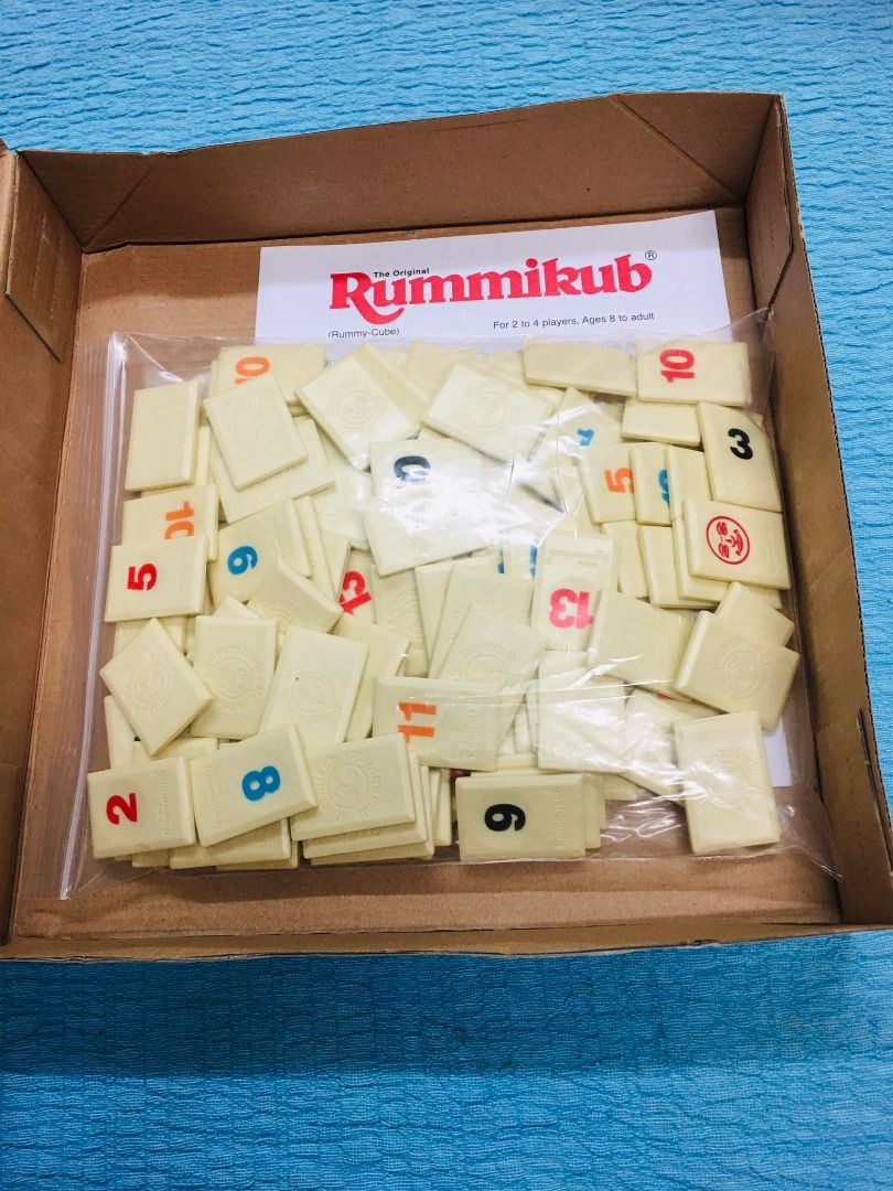 The Original Rummikub - The Fast Moving Rummy Tile Game!, Hobbies ...