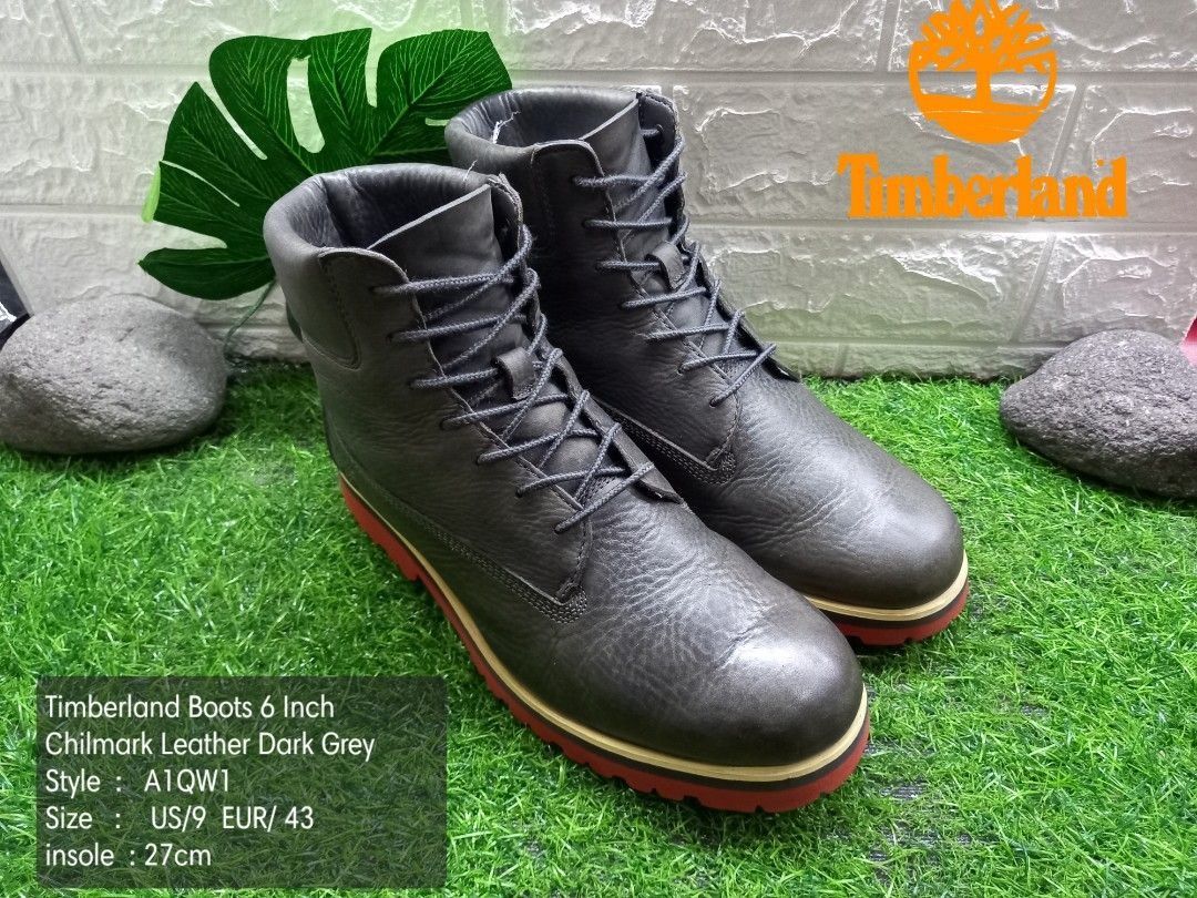 TIMBERLAND Boots 6 inc mens AIQW1 chilmark leather Drak grey