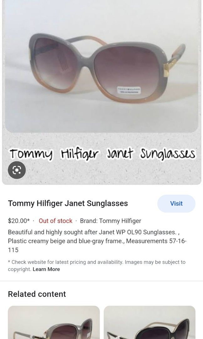 Tommy Hilfiger polarized sunglasses