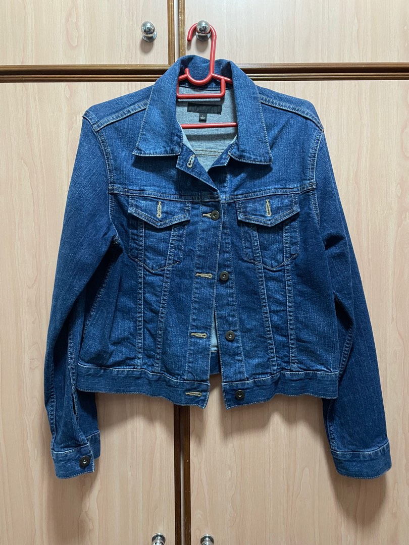 Uniqlo denim jacket, Women's Fashion, Coats, Jackets and Outerwear on