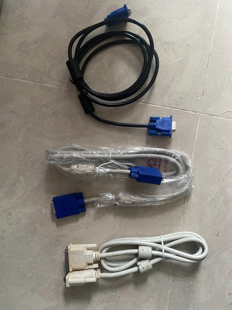 Vga 線 Dvi 線 電腦＆科技 電腦周邊及配件 電腦線、轉接線及轉換器 Carousell