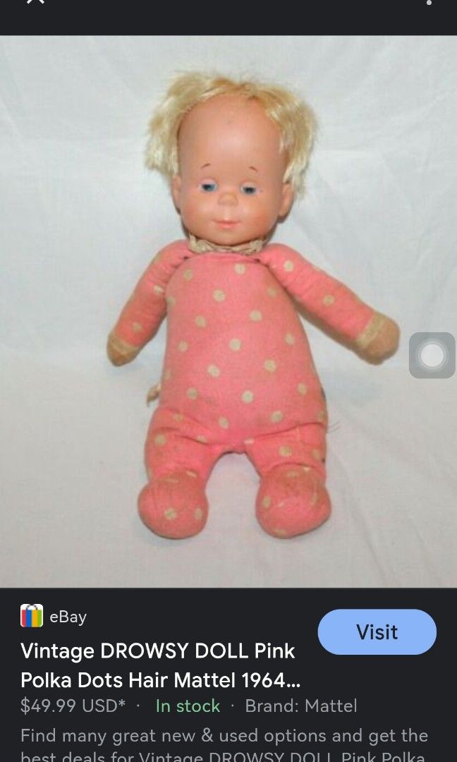Drowsy doll 1964 new arrivals