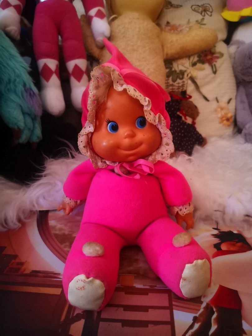 VINTAGE 1973 MATTEL BABY BEANS PINK BITTY BEANS DOLL