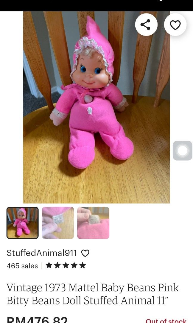 Bitty beans doll hotsell
