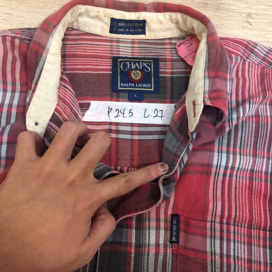 Vintage Chaps Ralph Lauren Button up Shirt, Men's Fashion, Tops & Sets,  Formal Shirts on Carousell