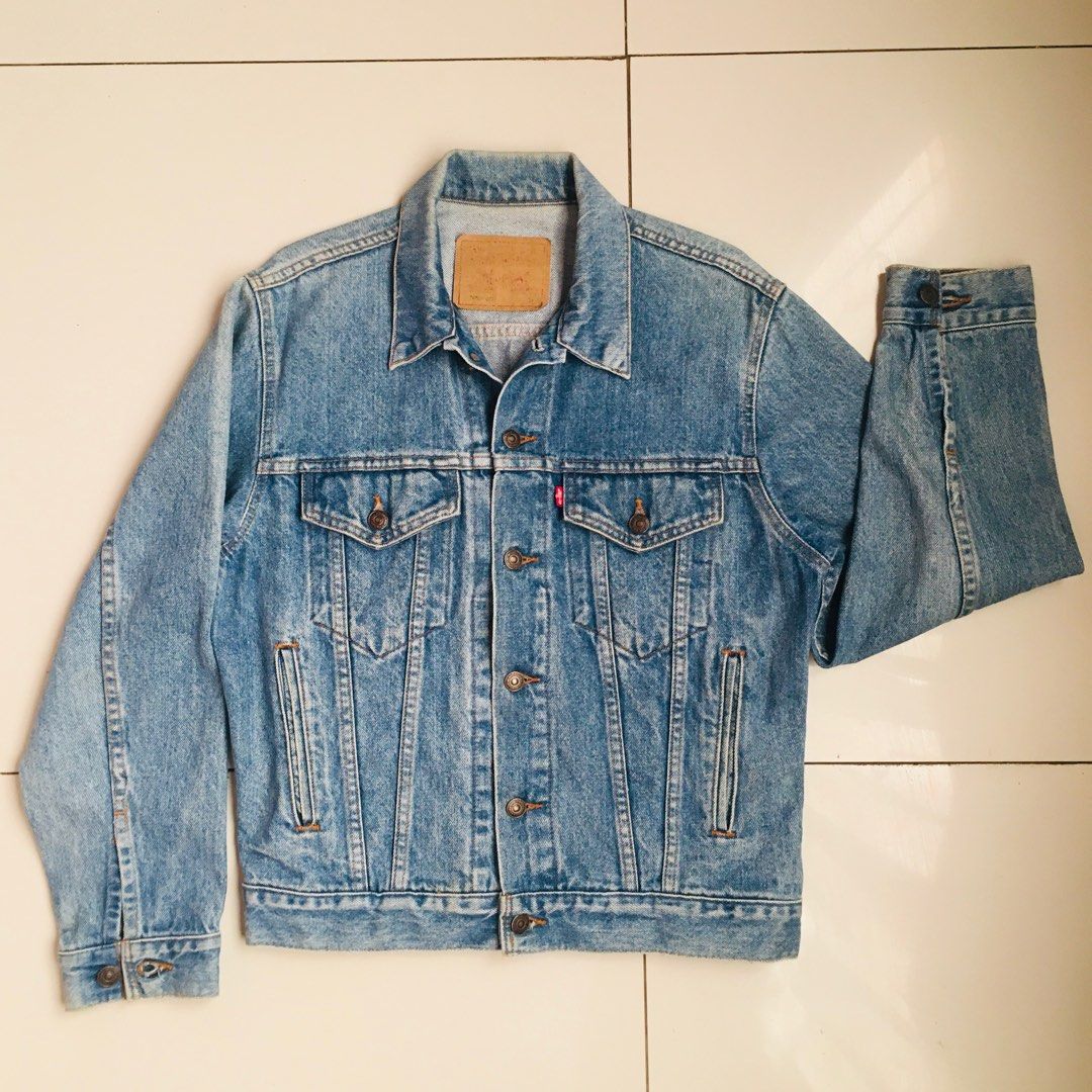 Vintage Levis trucker jacket Made in USA🇺🇸, Men's Fashion, Coats, Jackets  and Outerwear on Carousell