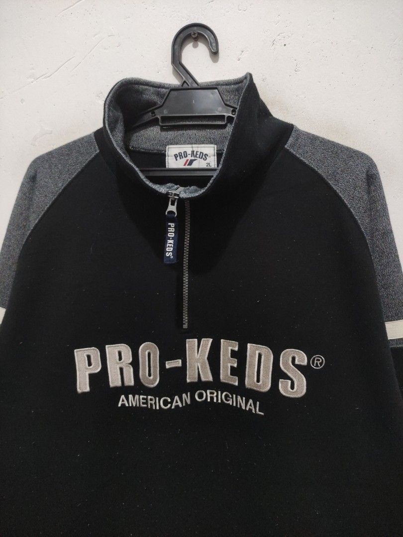 Vintage Pro Keds Half Zipper Sweatshirt