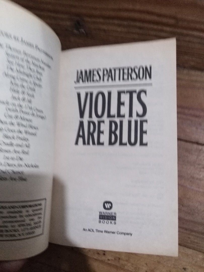 violets are blue by james patterson, Hobbies & Toys, Books & Magazines