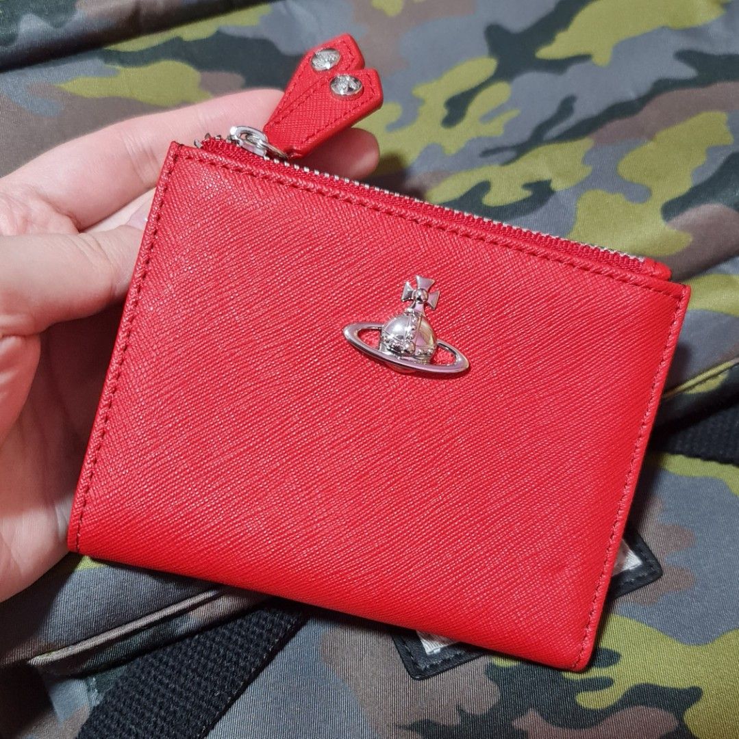 Red vivienne westwood purse sale