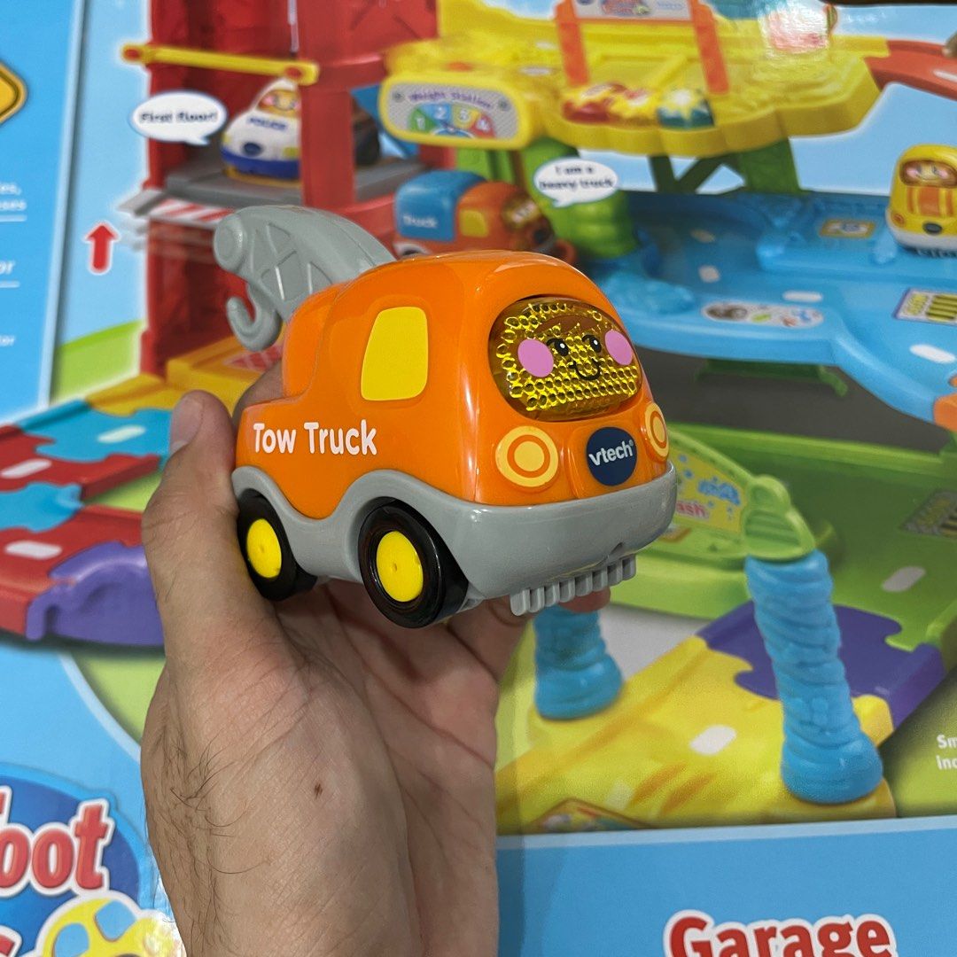 Vtech tow truck garage top