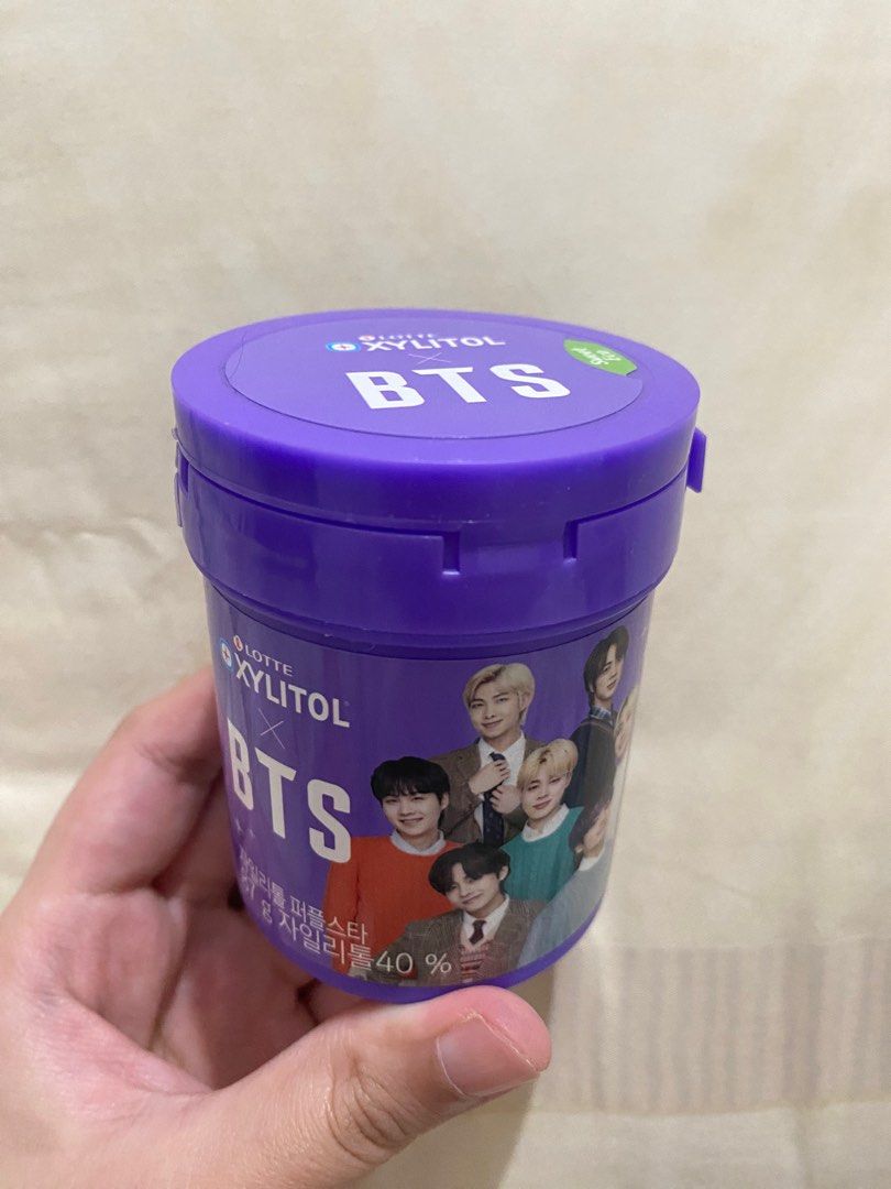 Xylitol BTS korea permen karet bts korea, Makanan & Minuman, Snek di