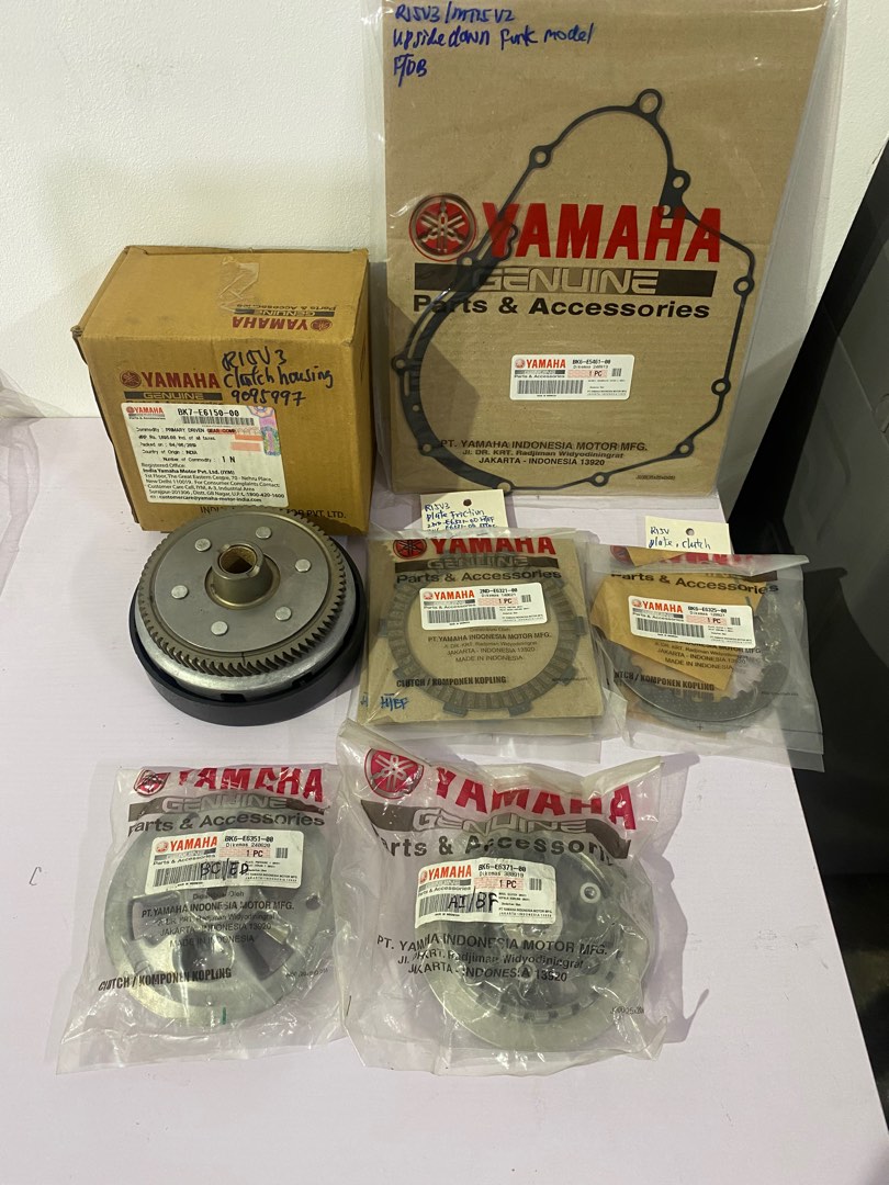 YAMAHA R15 V3 CLUTCH HOUSING KIT SET, Motorcycles, Motorcycle