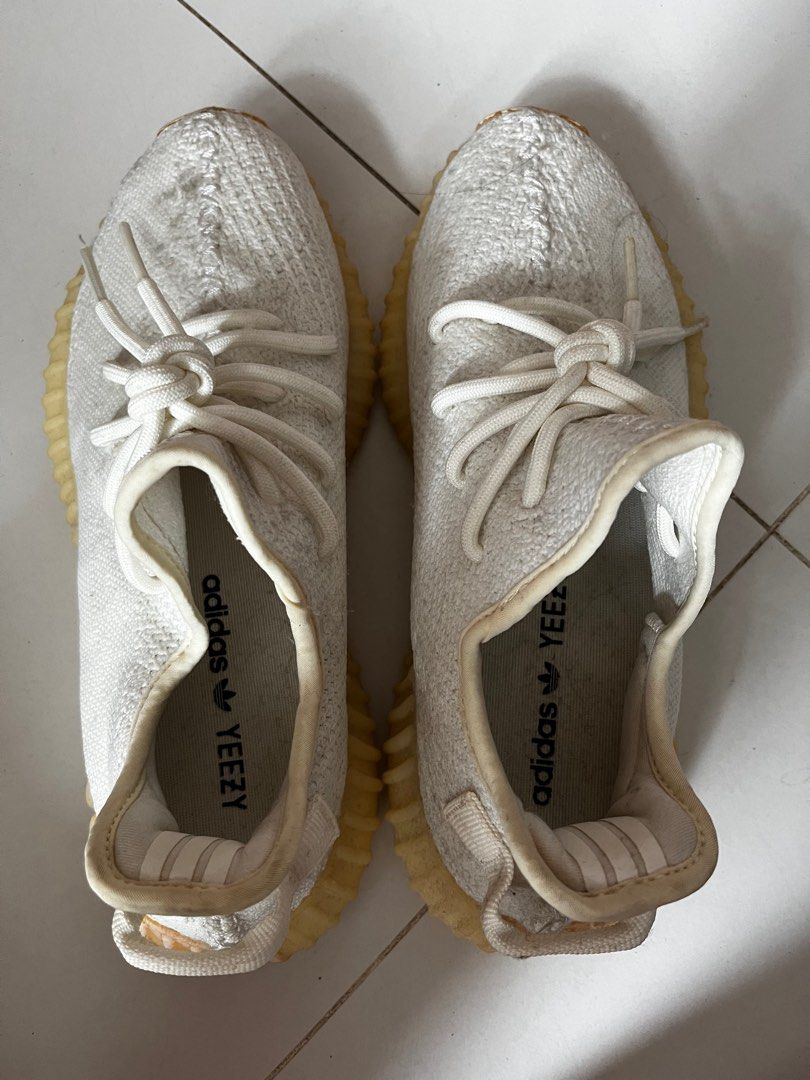 Yeezy Boost 350 V2 Cream White, Luxury, Sneakers u0026 Footwear on Carousell