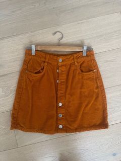 zara corduroy skirt