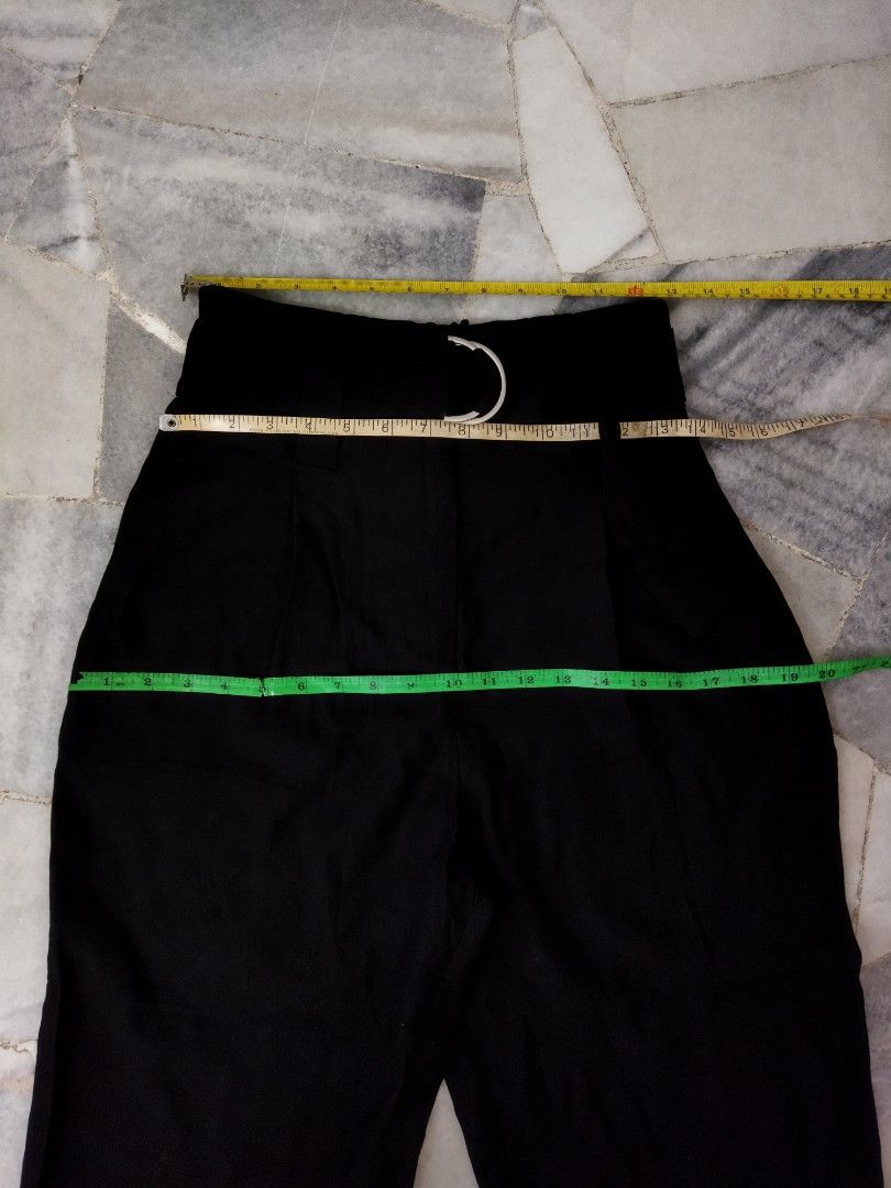 Zara High Waisted Black Pants #septsale