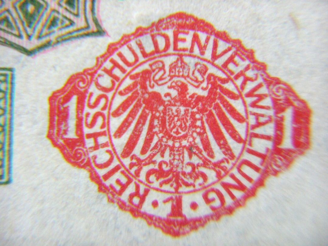 德國國債券-1914年德意志帝國國債局壹馬克(Mark)券(美品, 第一次世界大戰德皇威廉二世時期), 興趣及遊戲, 收藏品及紀念品, 錢幣-  Carousell