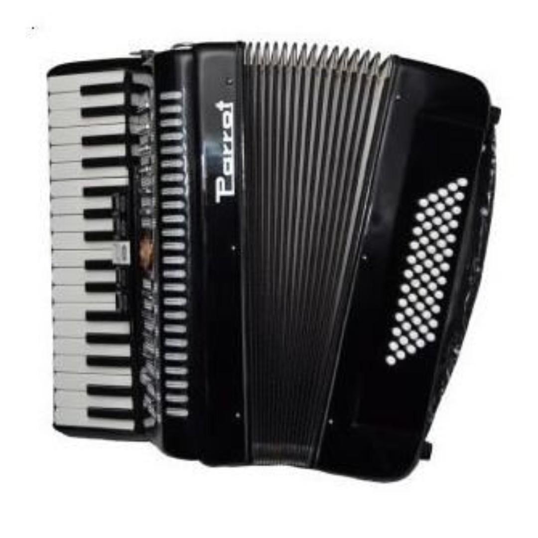 Parrot-34 keys ,72 Bass Accordion w/Case (YW847), Hobbies & Toys, Music ...
