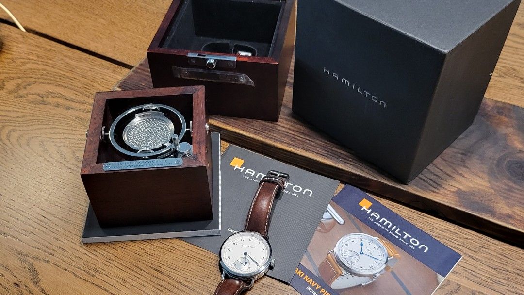3 in 1 Hamilton Marine Chronometer Wristwatch Table Clock Limited Edition 1892 pieces only 120 years Anniversary issued in 2012