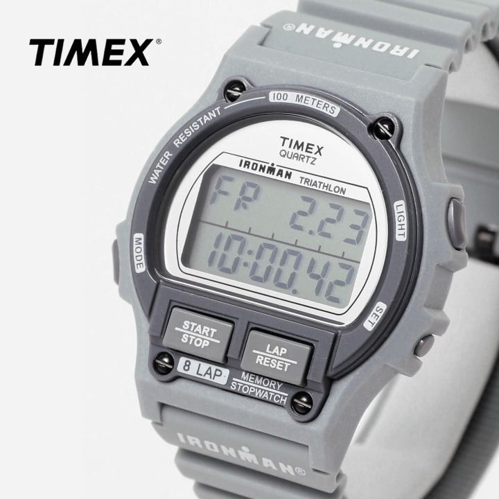 ギフトギフトTIMEX IRONMAN 8LAP 復刻版 腕時計(デジタル