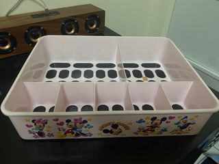 收納盒 米奇米妮唐老鴨 粉色