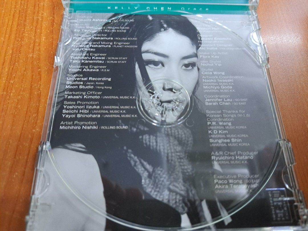 陳慧琳Kelly Chen CD Grace 最早期日本本土首版非近期復刻(Sold At