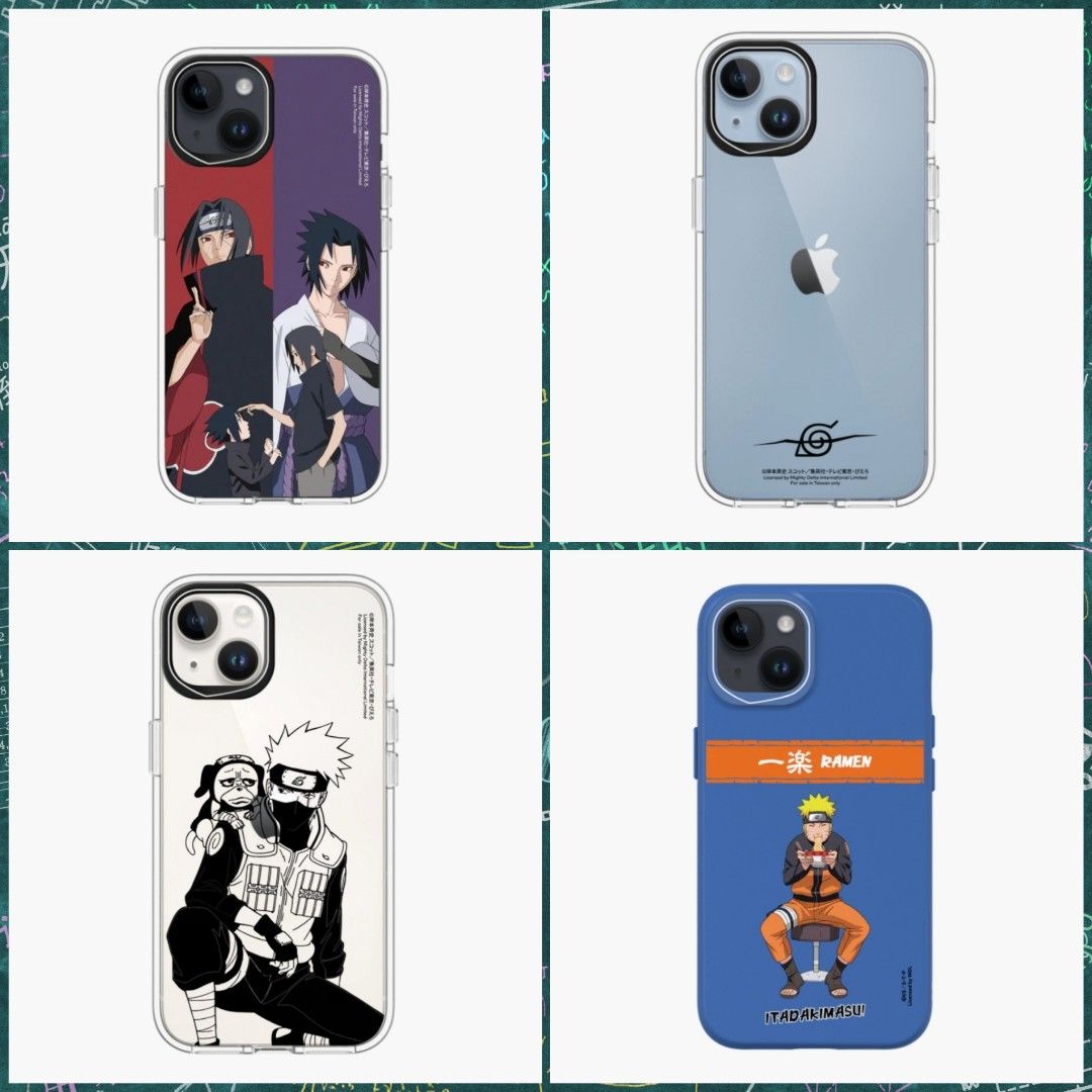 台灣犀牛盾代購Naruto電話殼iPhone case 防摔手機殼RhinoShield手機套軍用級防跌防撞耐摔Clear MagSafe Mod  NX SolidSuit 火影忍者疾風傳狐忍宇智波佐助