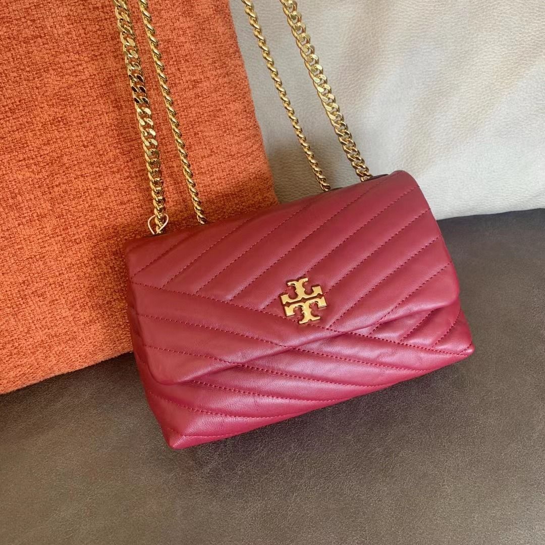 ❤️ Red TORY BURCH KIRA crossbody bag, Luxury, Bags & Wallets on Carousell