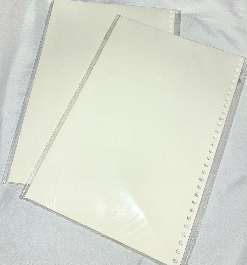 Yaridar 2-Pack Classic Size Discbound Blank Refill Paper, 9-Disc, 200Sheets/400Pages, 100gsm White Paper, 7" X 9.25" For Happy Planners: Pen Refills