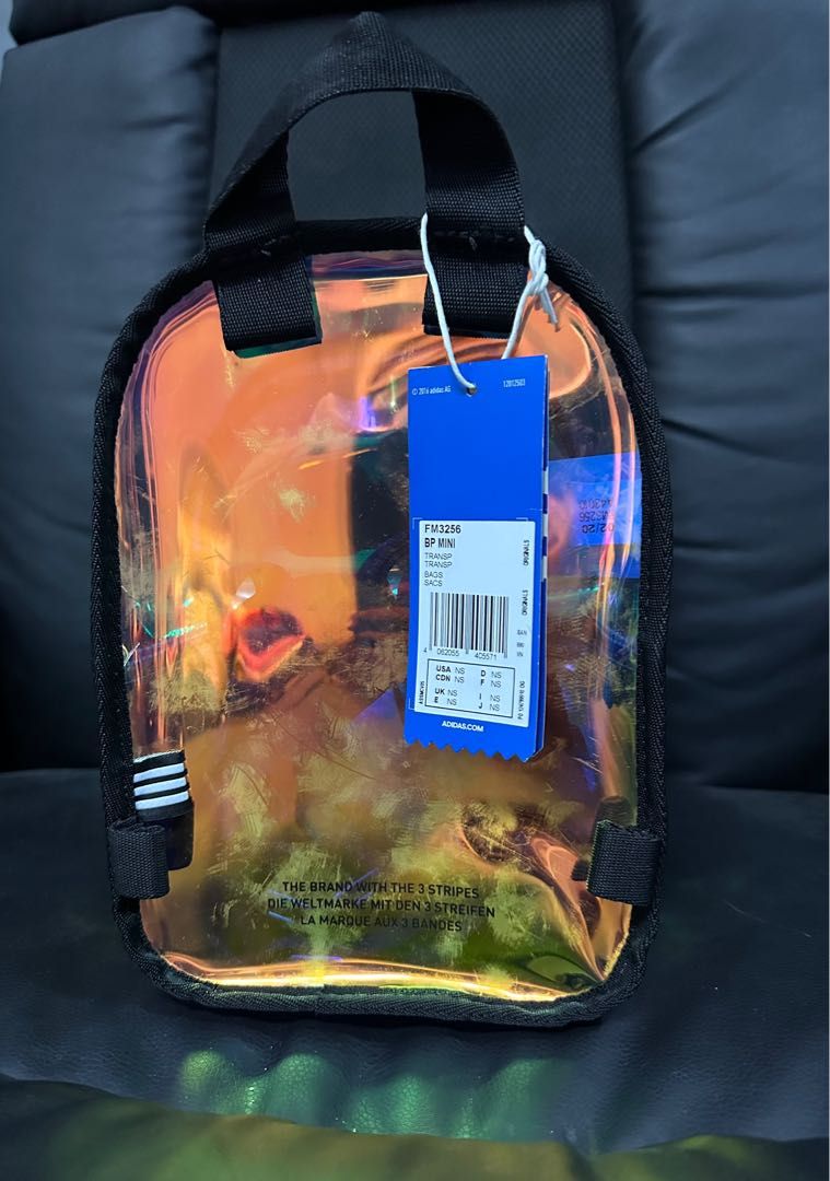 Adidas Mini Holographic Backpack, Women's Fashion, Bags & Wallets