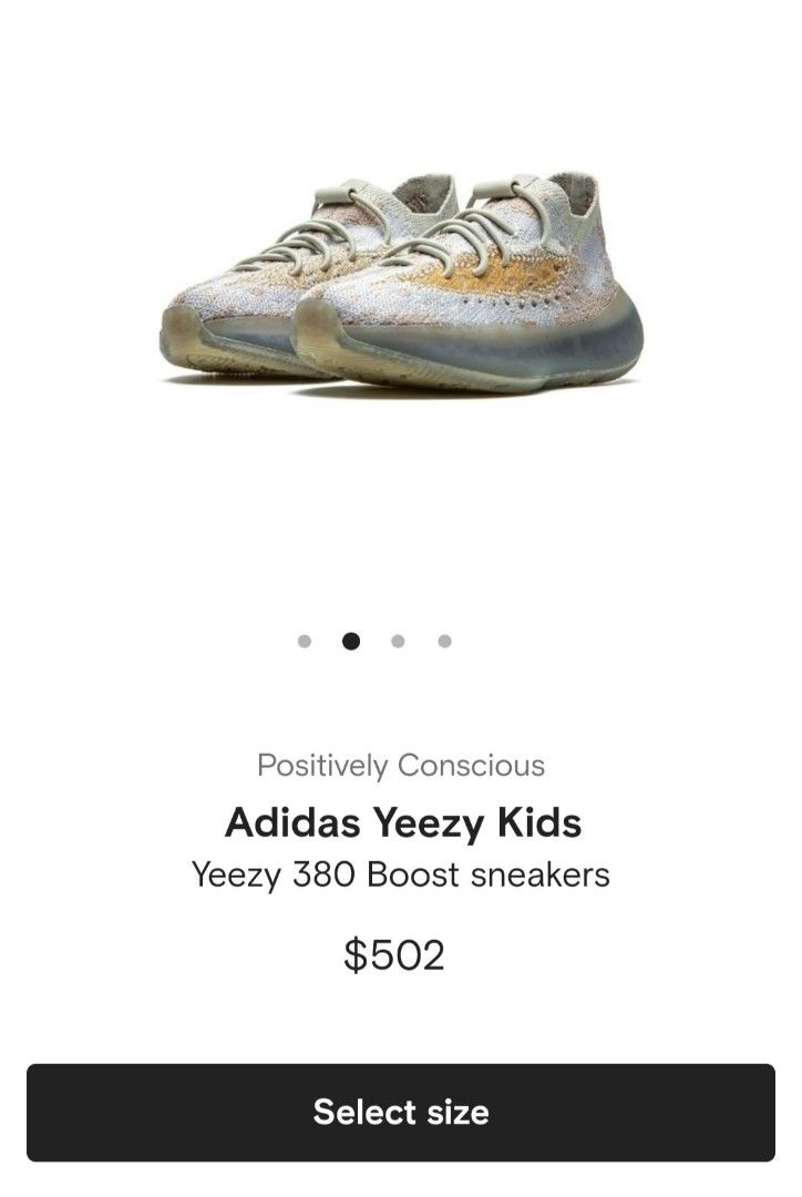 Adidas yeezy cheap kids size