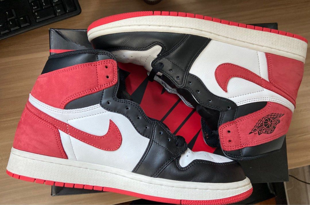 Nike air jordan clearance 1 track red