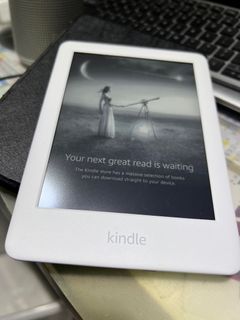 Amazon Kindle black and white