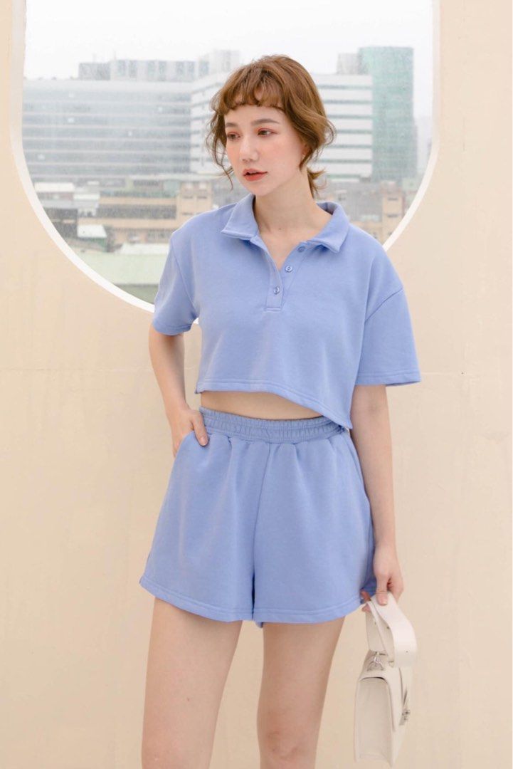 ARIMEE Butter Bakery Korea Pullover Set in Honey Blue Women s