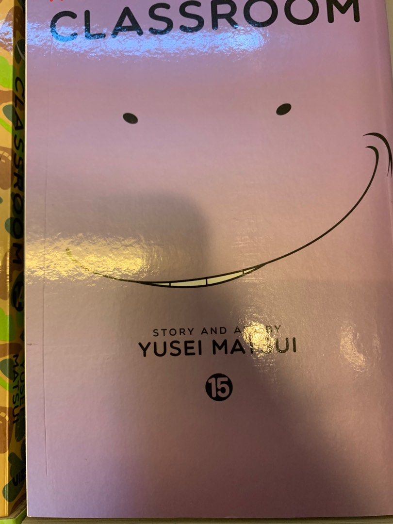 Assassination classroom manga (Category: Comics & Manga) located in Quezon City. Submitted by pjk2135 (Listing ID 1199292677, Image 2). Description: Viz media + SJ manga Like new, in good condition Vol 14-15 have minor scratches, you can see in the pic, so they are both 480 Vol 1,17,18, and 21 are all 500 php each Mop : gcash You can pick up at our location or book with LBC, Grab, or lalamove on your account .
