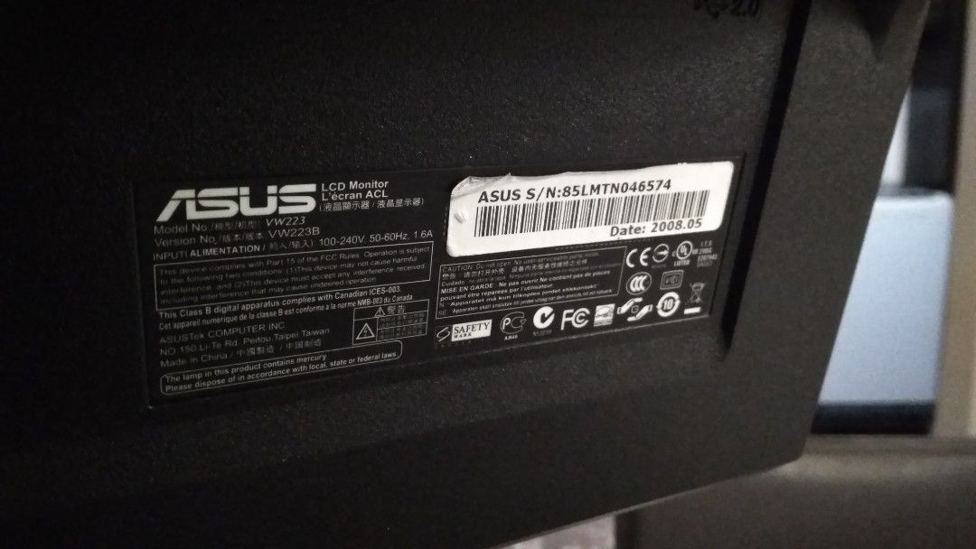 asus 23 inch monitor for sale, Computers & Tech, Parts & Accessories