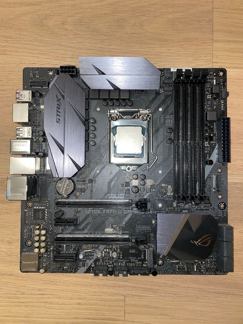 Intel Core i7-8700K + ASUS STRIX Z370-G, 電腦＆科技, 電腦周邊及