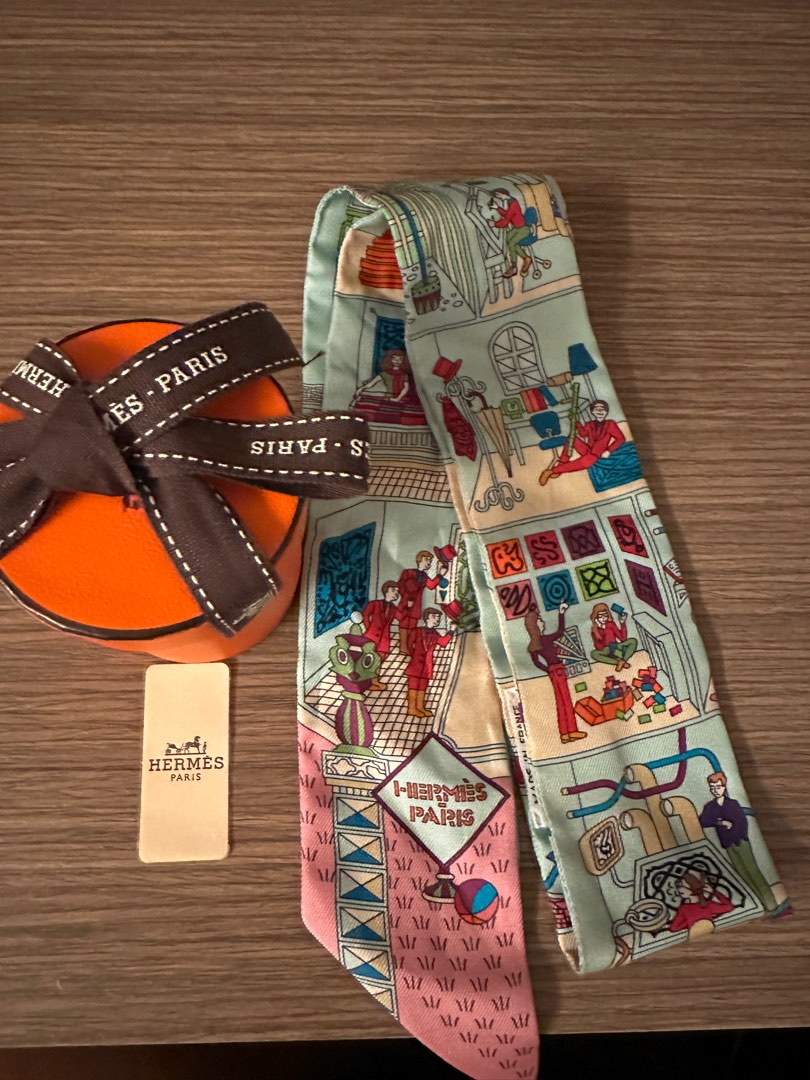 Authentic Hermes twilly, Luxury, Accessories on Carousell