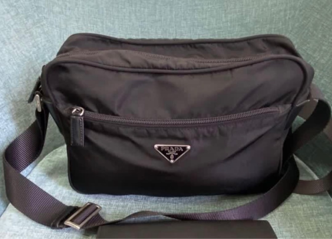 Authentic Prada Nylon Crossbody Bag, Women's Fashion, Bags & Wallets