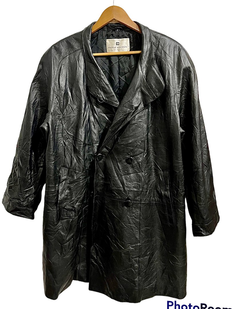 Manteau Vintage Balmain - Taille 40 - Marron - Polyester - Très Bon état Occasion