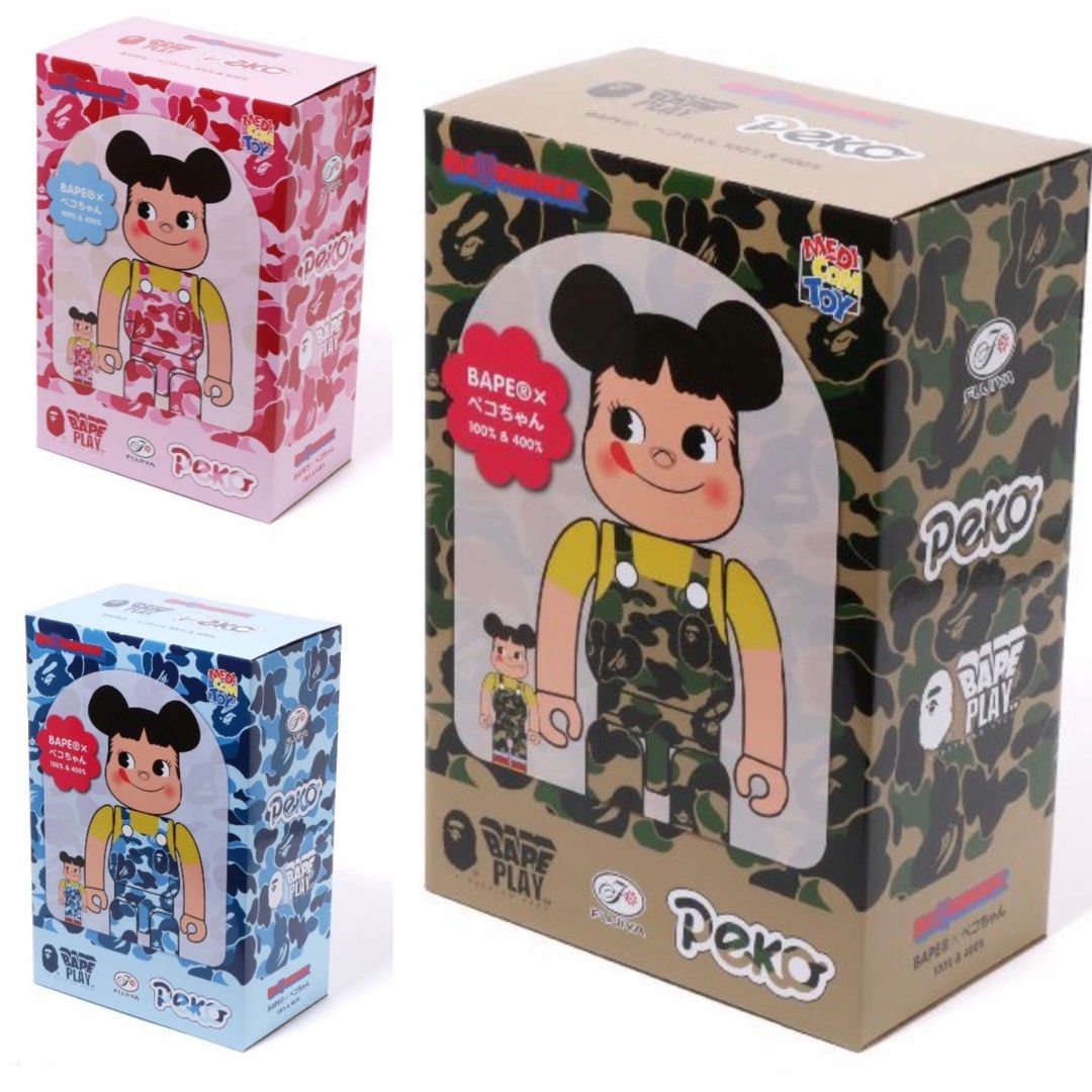 BE@RBRICK BAPE(R) ペコちゃん 100％ & 400％ PINK（BE@RBRICK BAPE(R 