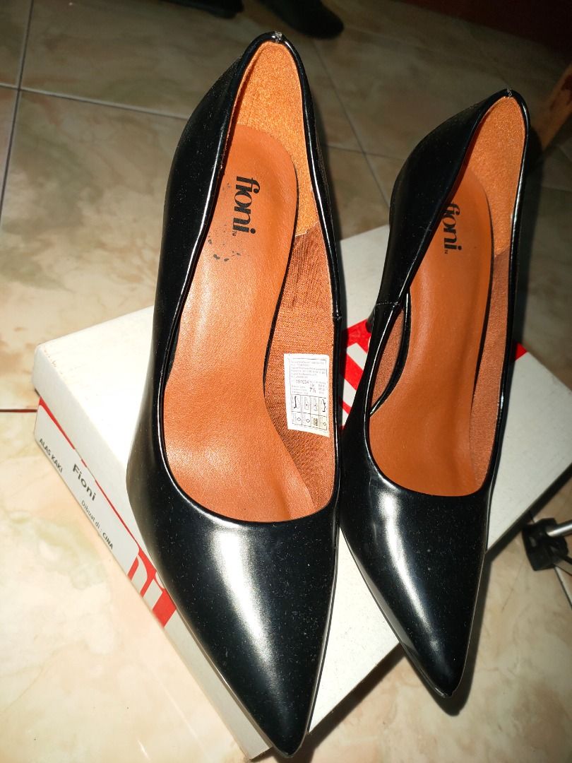 Black high heels payless online