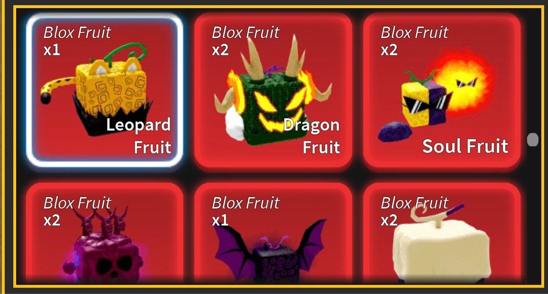 SELLING BLOX FRUITS [ 6 for all except quake and string ], Video Gaming,  Video Games, Others on Carousell
