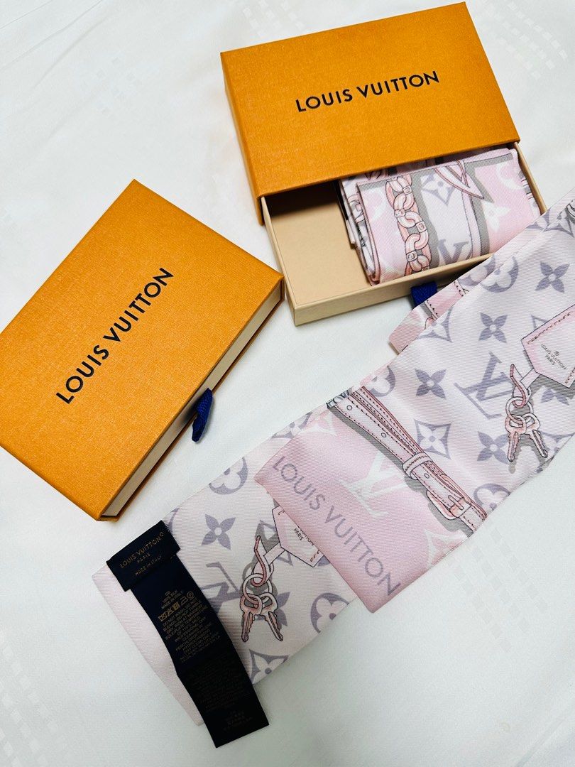 Bandeau Monogram Confidential Louis Vuitton - Soie Multicouleur - Neuf Sans étiquette - Accessoire Luxe