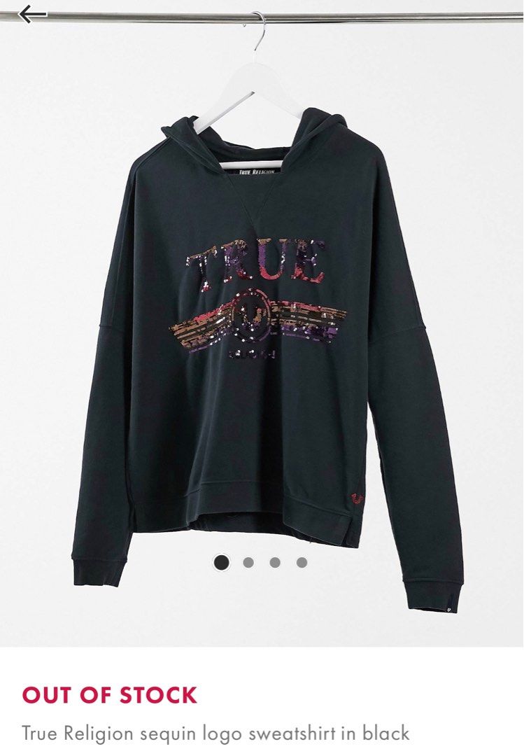 True religion sequin best sale hoodie