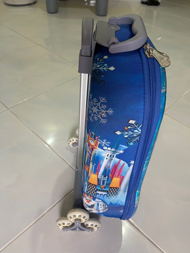 Brand new Elsa luggage with wheels for climb up stair, Babies & Kids