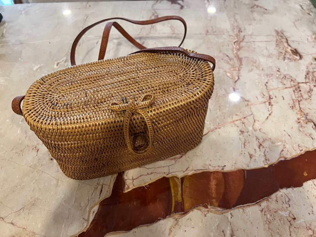 Wicker bag cheap