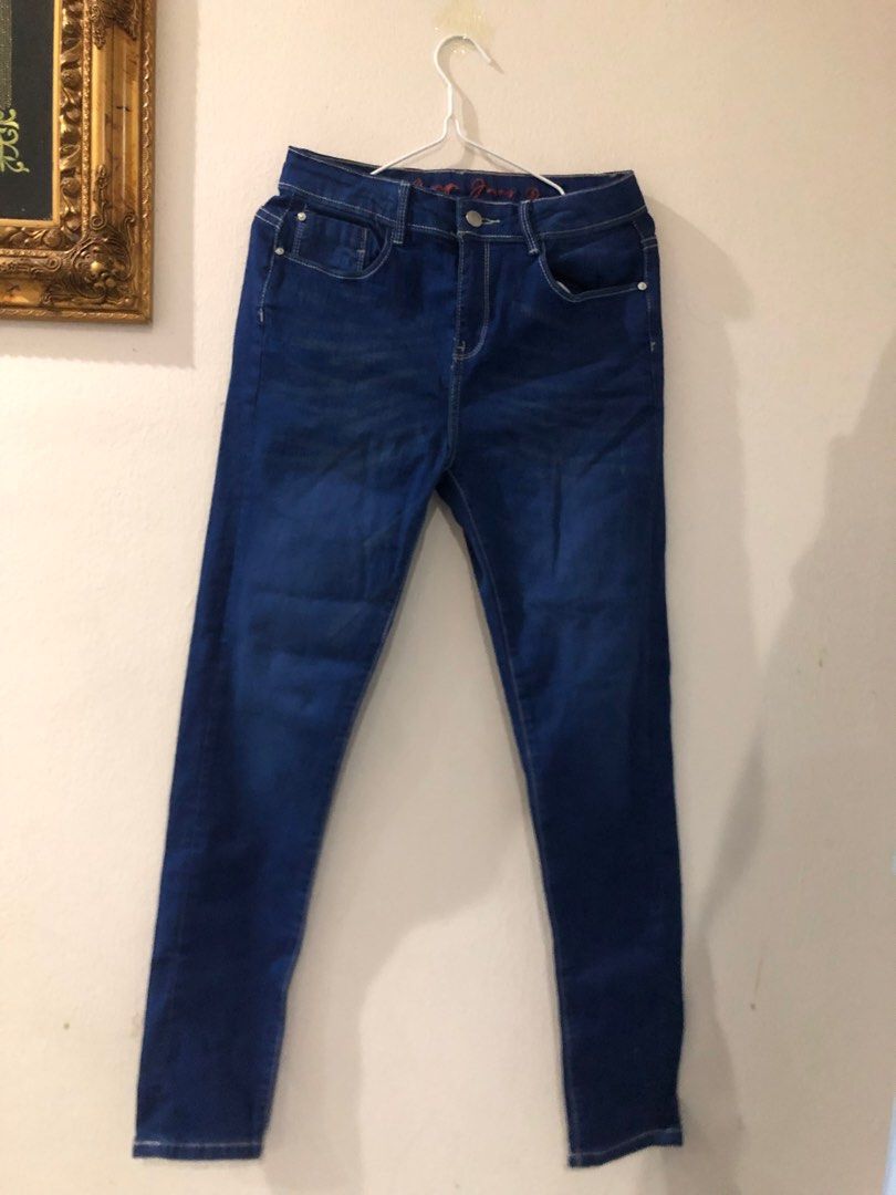 FREE SHIPPING Brands Outlet Garage Women Blue Skinny Jeans Seluar Jeans