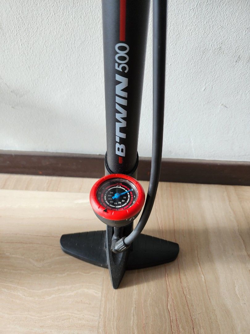 BTWIN 500 bicycle pump, Sports Equipment, Bicycles & Parts, Parts ...
