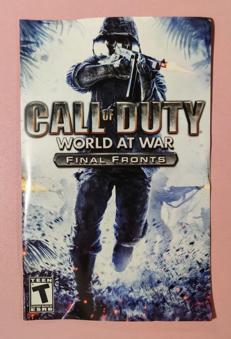 Call of Duty World at War Final Fronts - [PS2 Game] [NTSC / ENGLISH ...