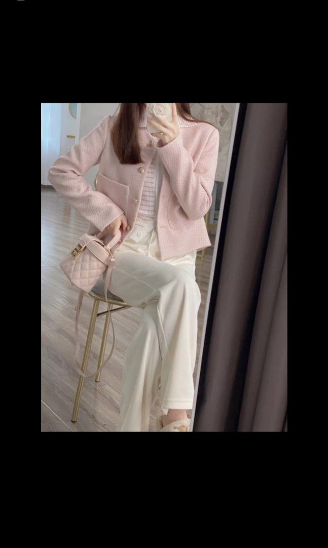 Celine pink outlet blazer